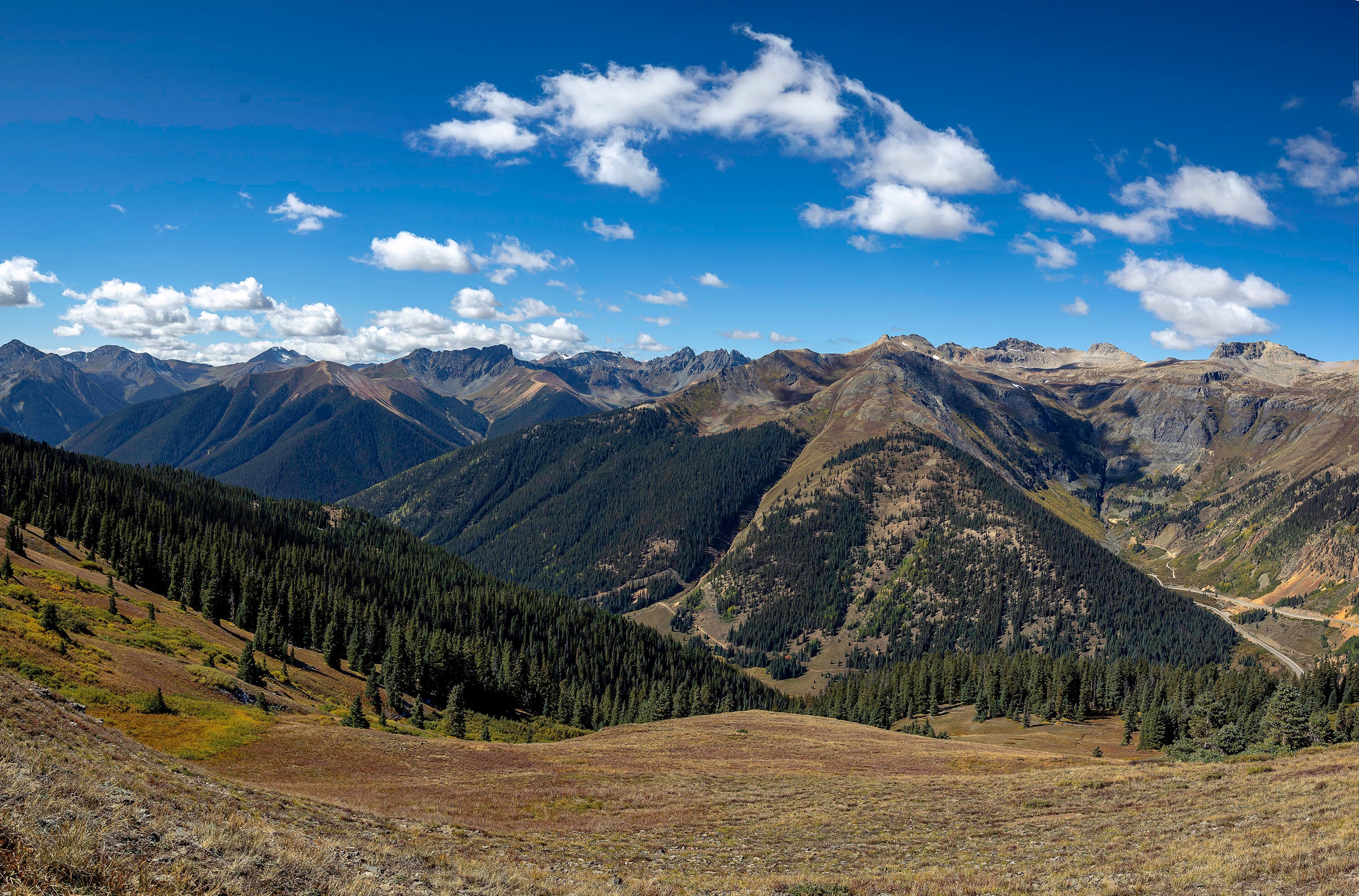 Red Mountain Range Fine Art Print