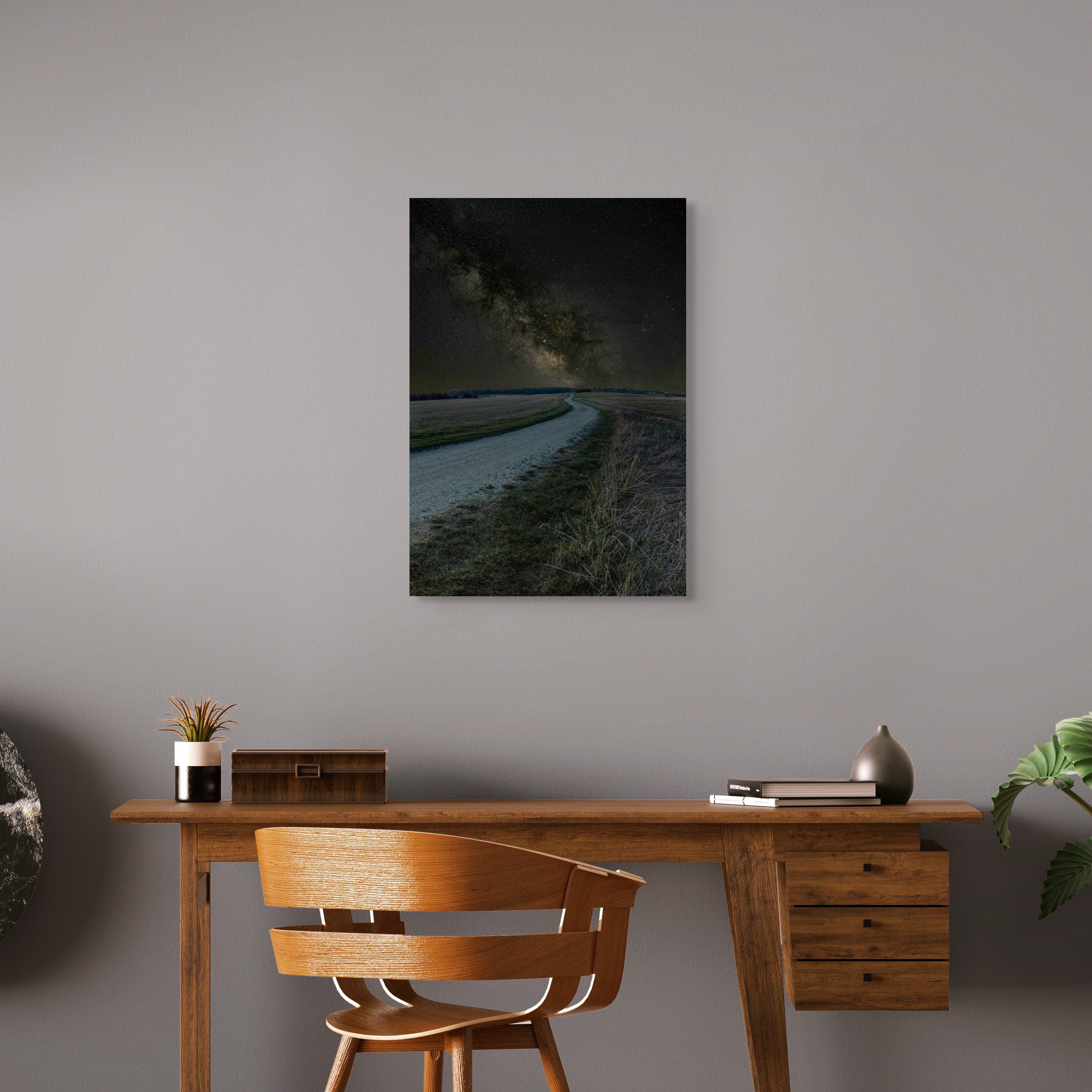 Road Leading to Milkyway Fine Art Print