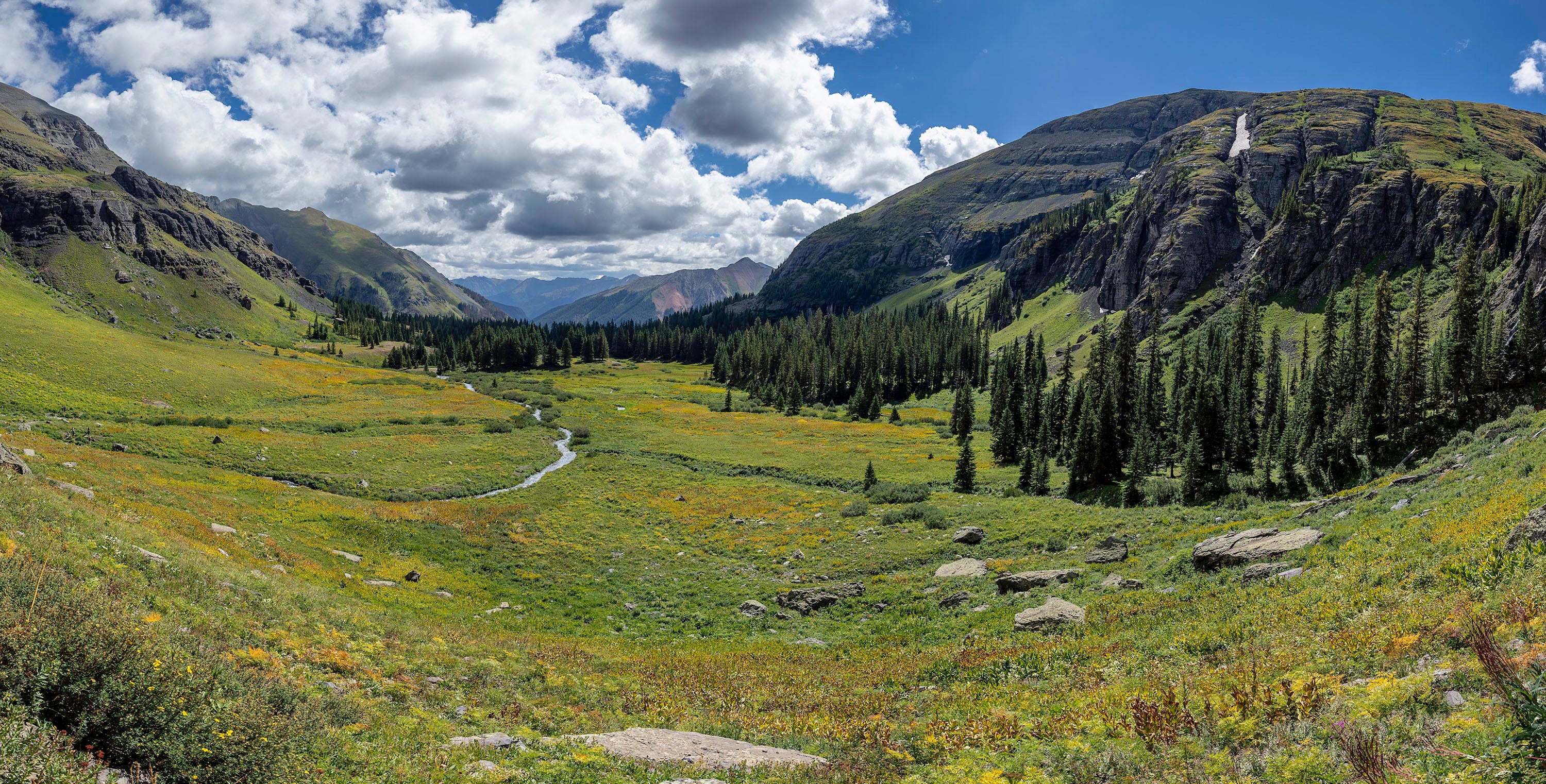 Ice Lake Trail Plateau Fine Art Print