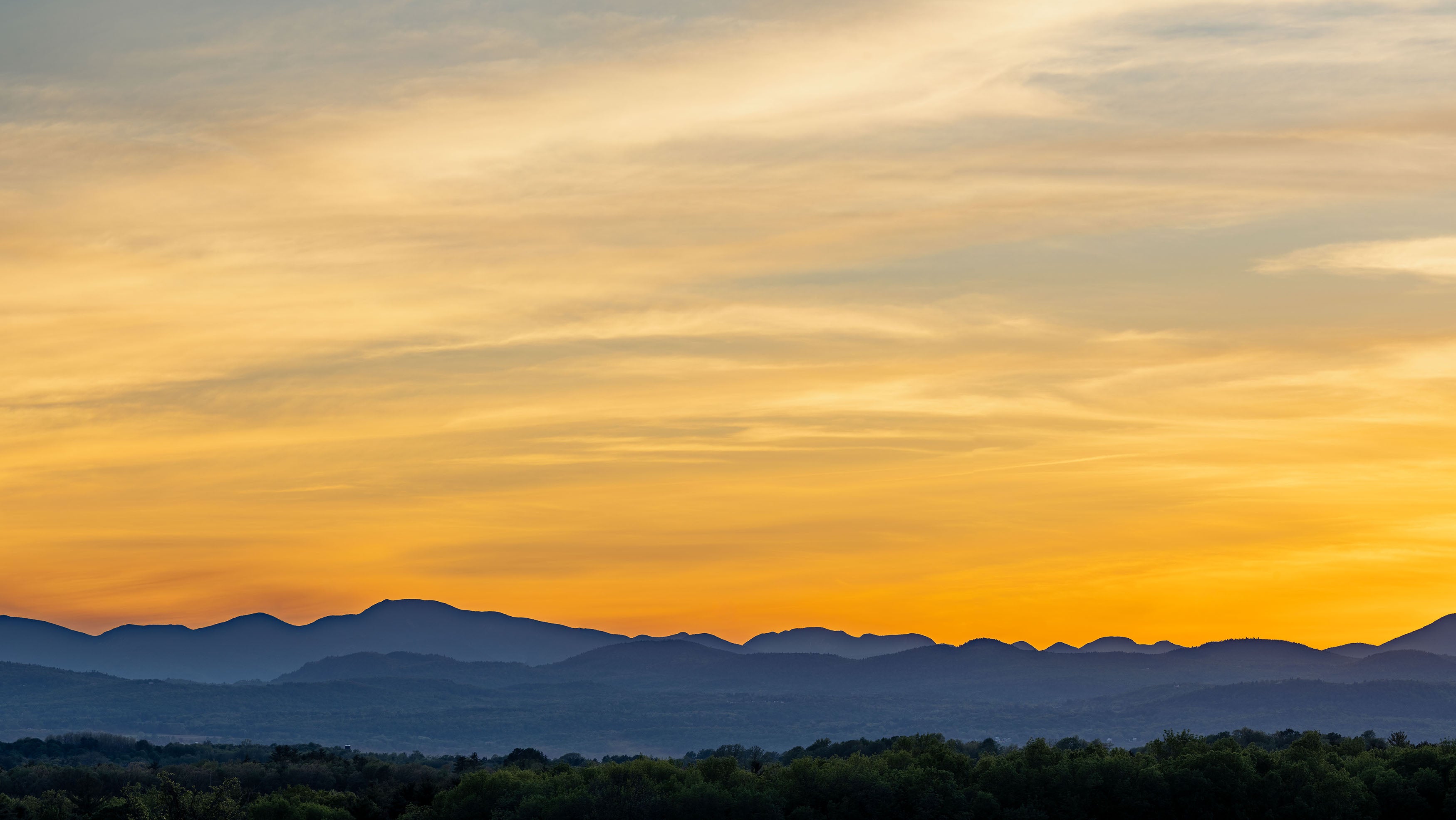 Light Across the High Peaks