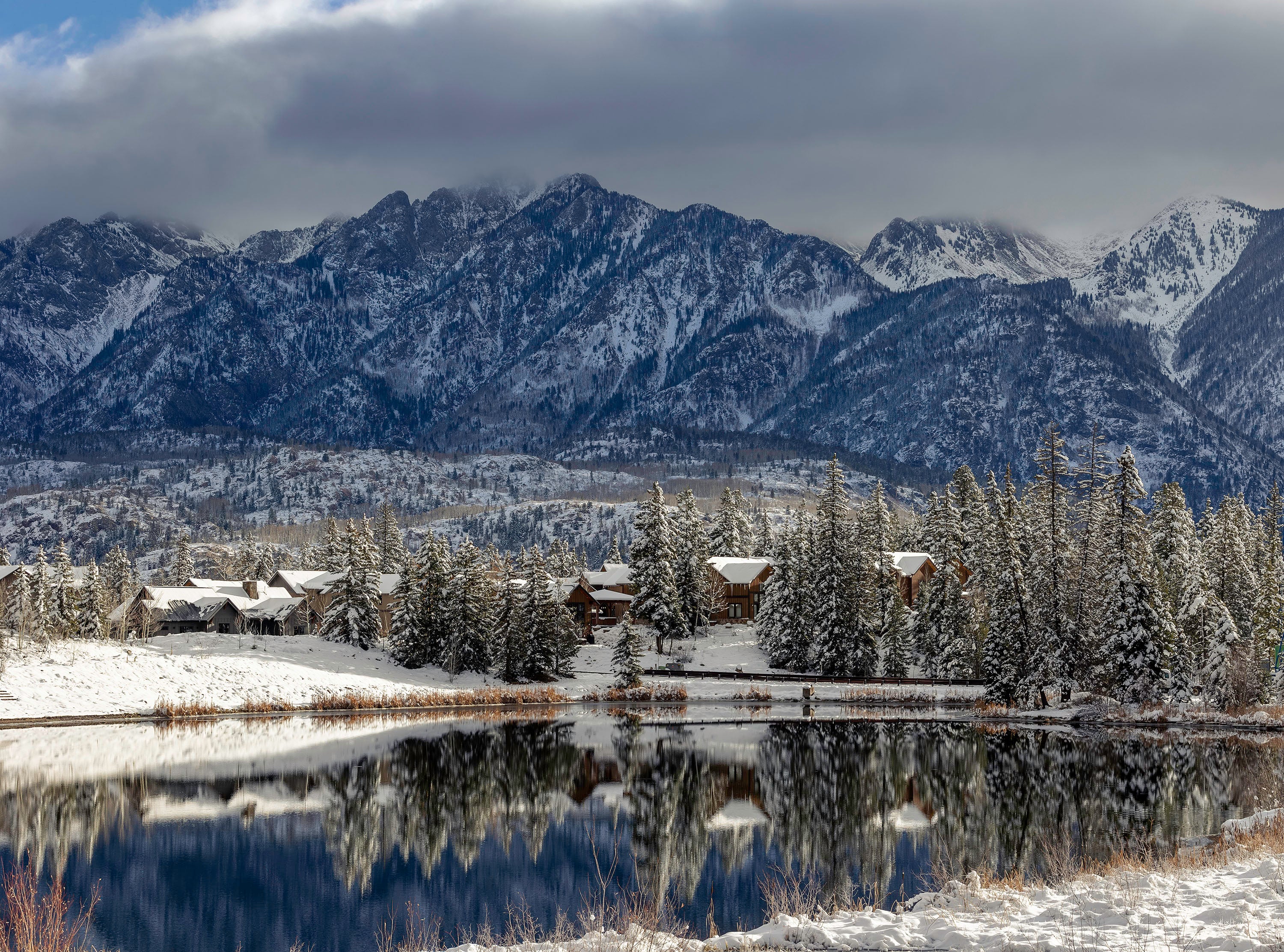 Needles Mountain Moody Fine Art Print