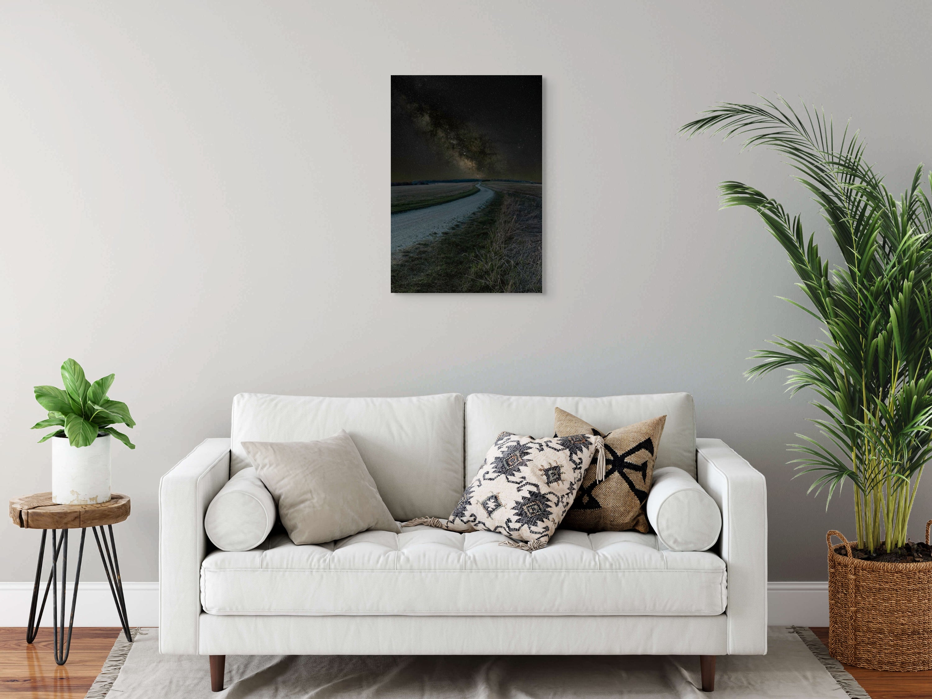 Road Leading to Milkyway Fine Art Print