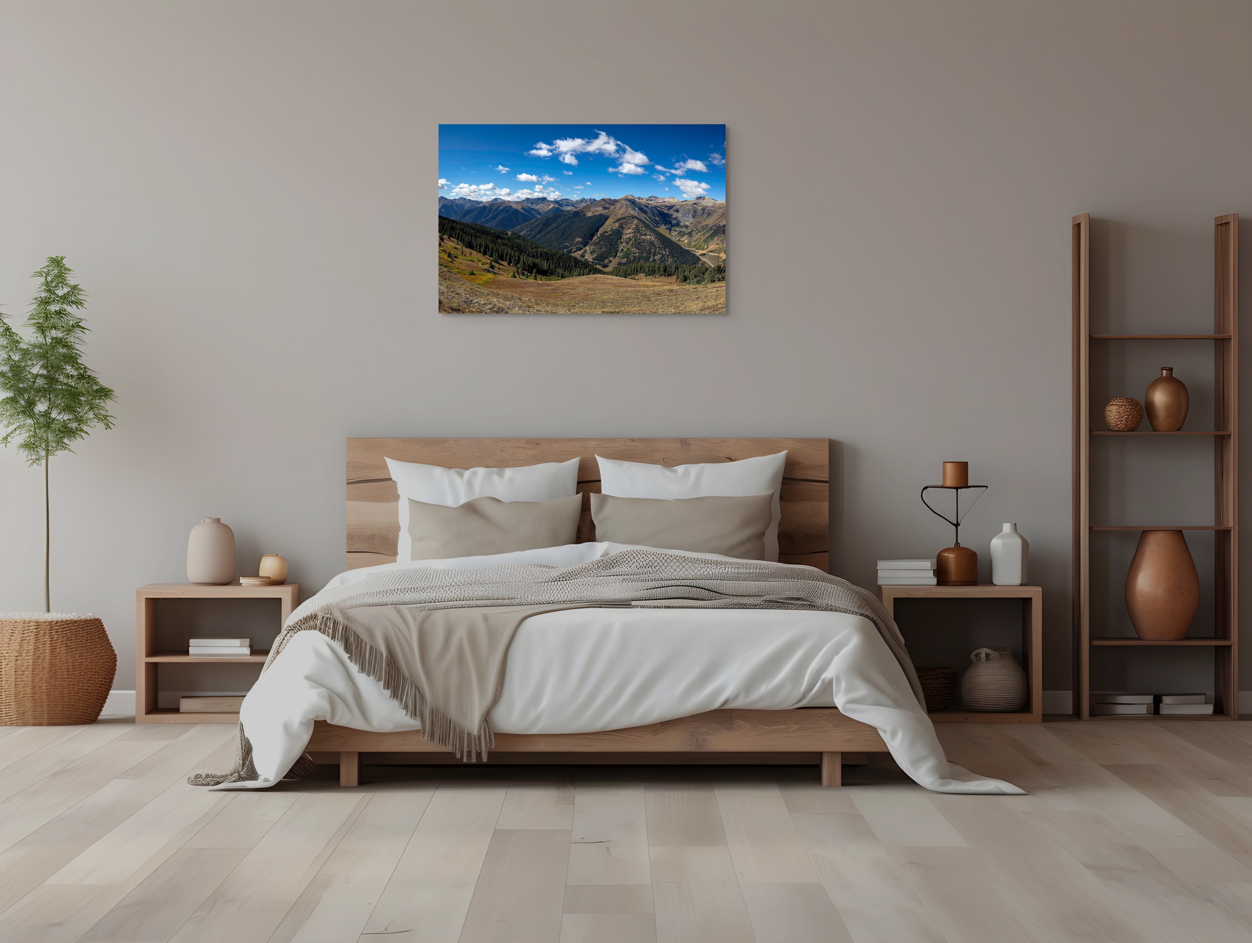 Red Mountain Range Fine Art Print