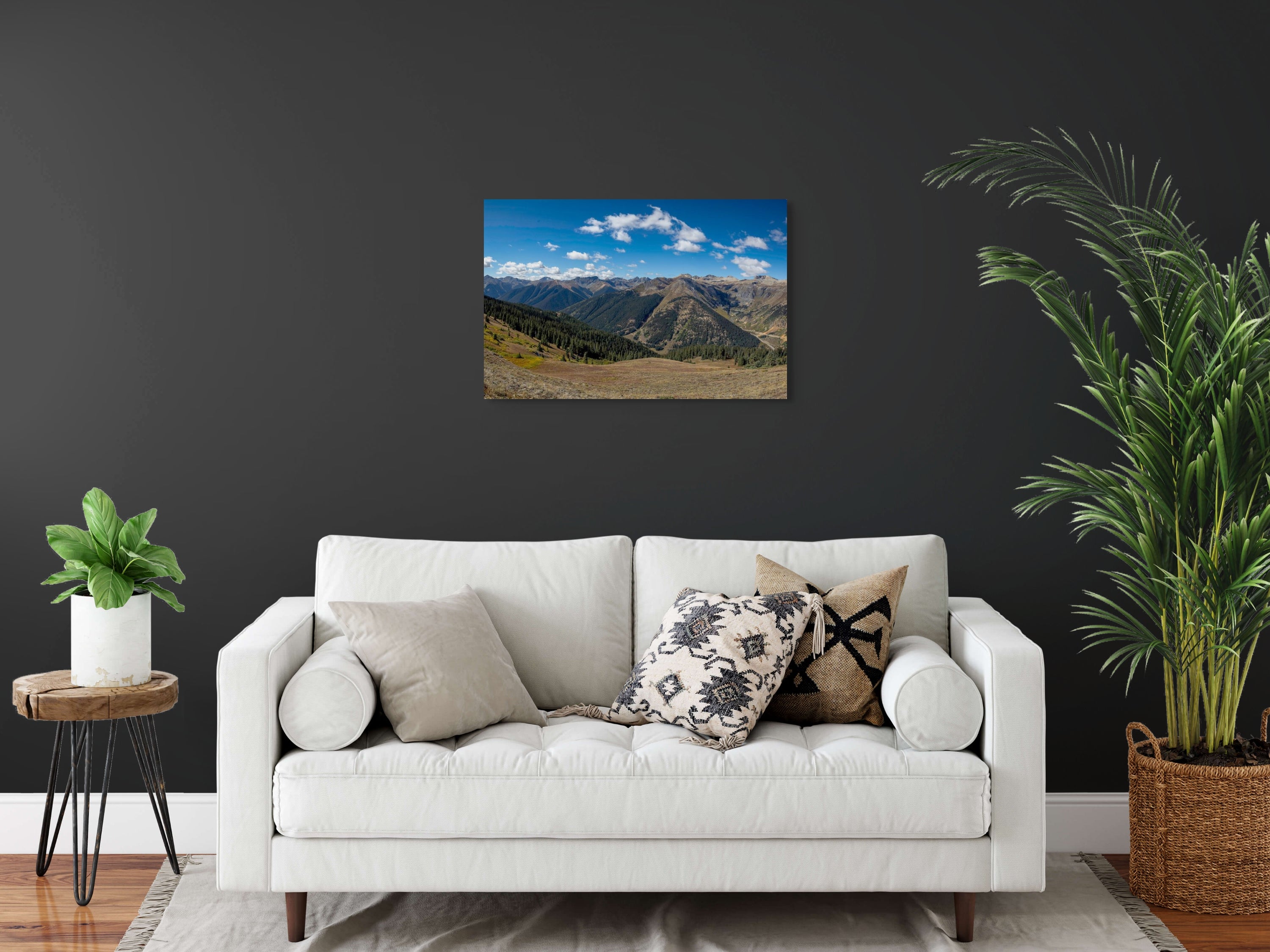 Red Mountain Range Fine Art Print
