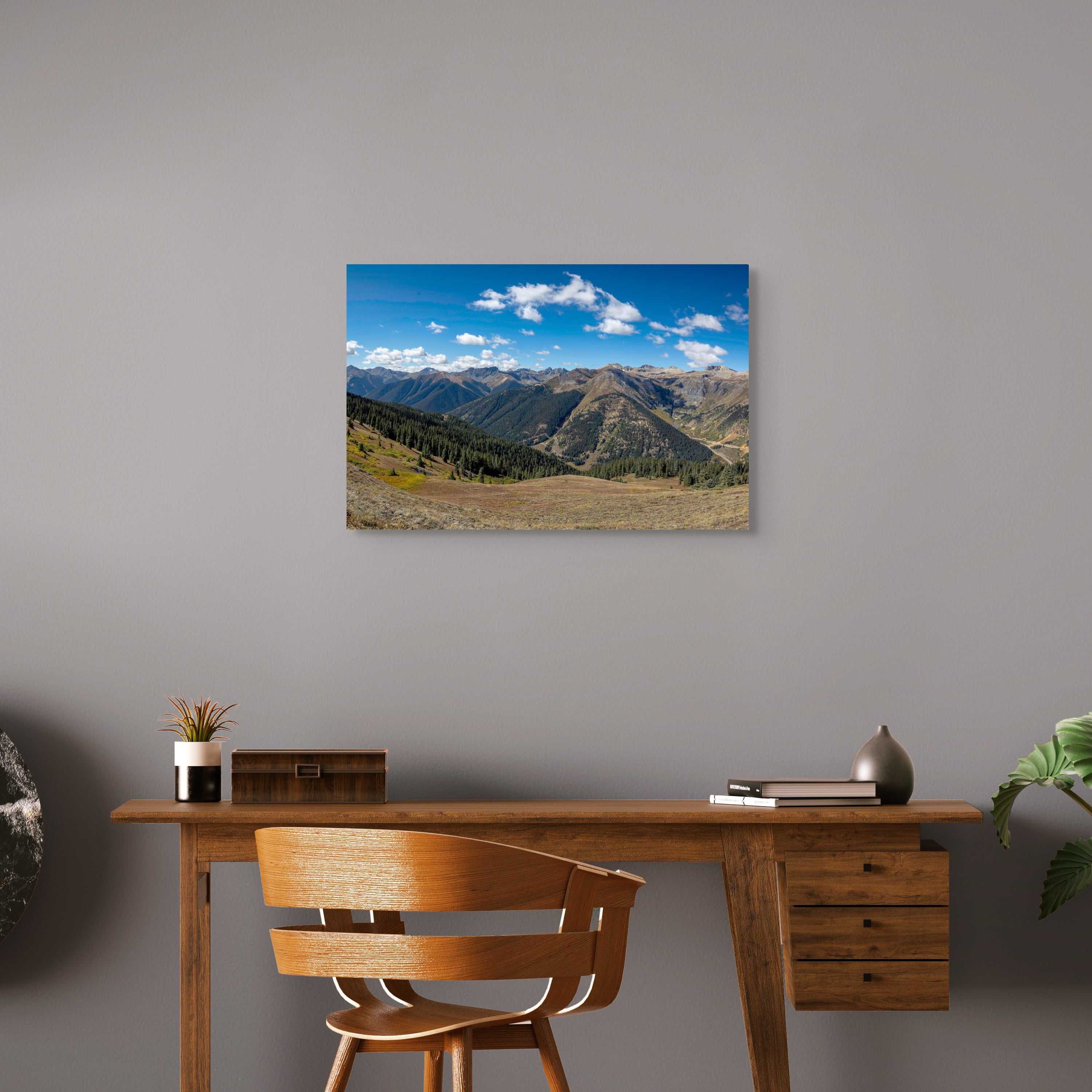 Red Mountain Range Fine Art Print