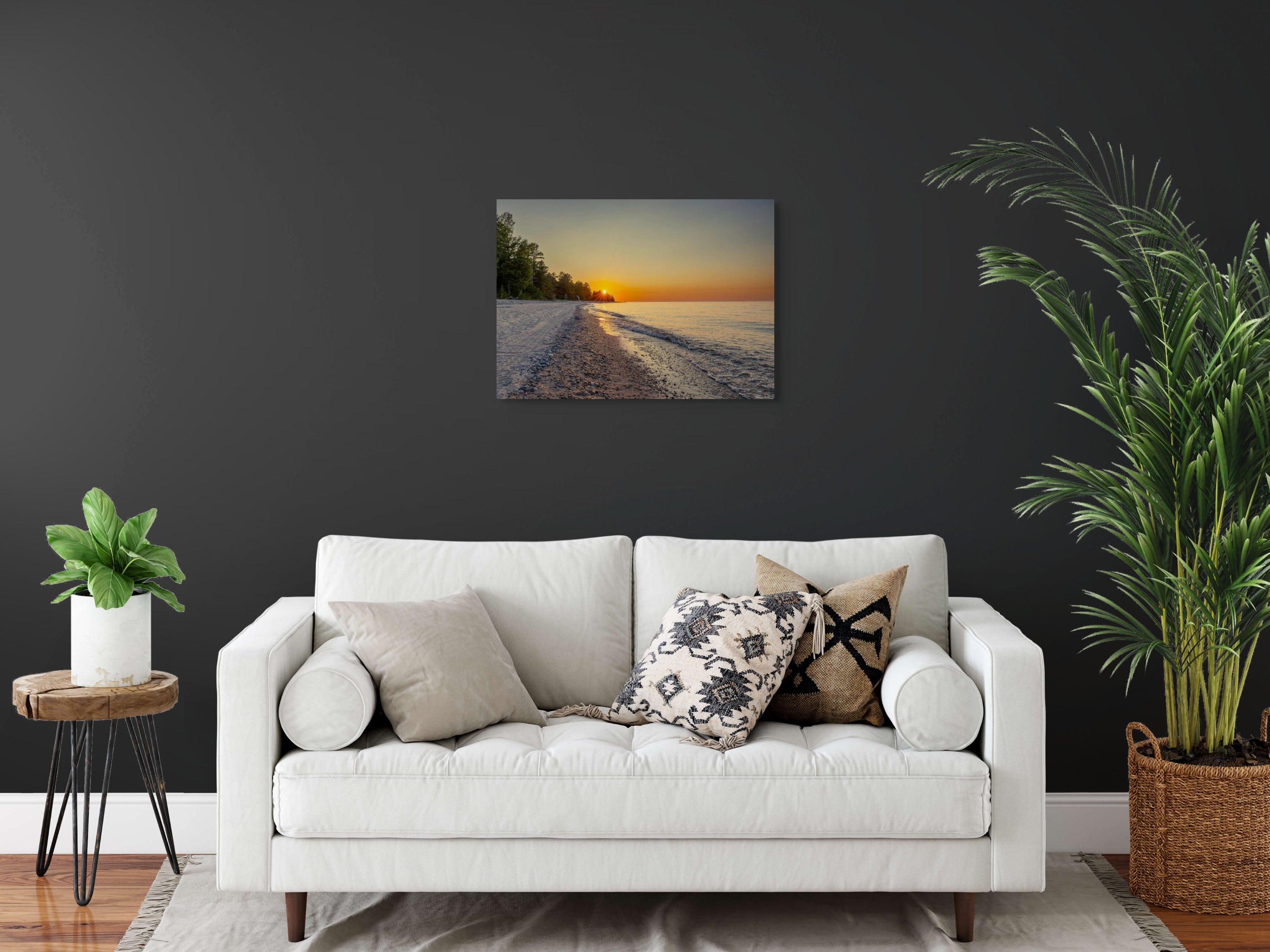 Lake Huron Sun Set Fine Art Print